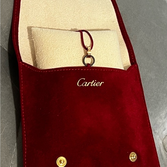 Cartier Love Bracelet 18k Rose Gold & Diamonds Adjustable Cord Bracelet - Picture 10 of 14